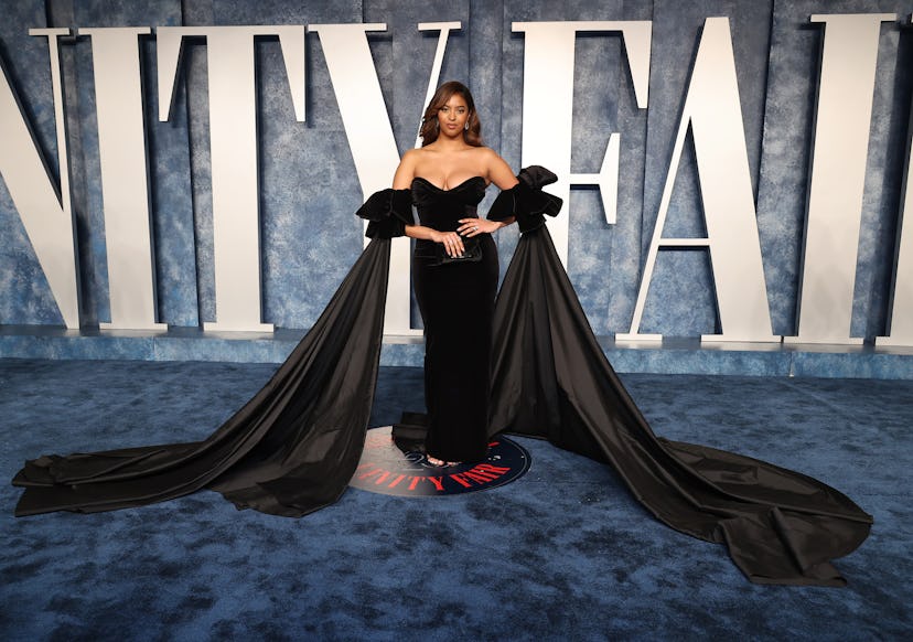 Natalia Bryant attends the 2023 Vanity Fair Oscar Party 