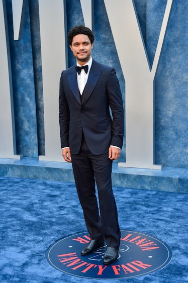 Trevor Noah arrives at the 2023 Vanity Fair Oscar Party held at the Wallis Annenberg Center for the ...