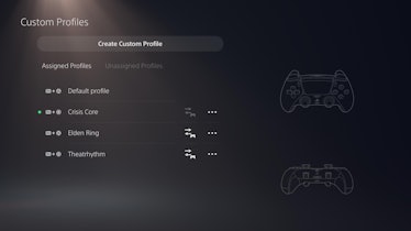 Three profiles in addition to the default can be quickly accessed with the Fn buttons.