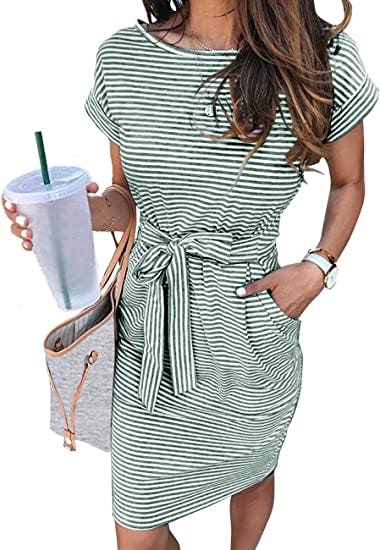 If you&rsquo;re looking for casual clothes that look good, consider this comfortable T-shirt dress with a &hellip;