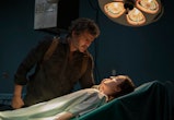 Pedro Pascal as Joel Miller and Bella Ramsey as Ellie Williams in 'The Last of Us' Season 1 finale, ...