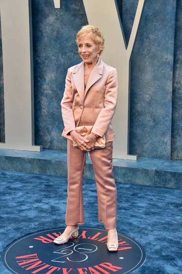 Holland Taylor arrives at the 2023 Vanity Fair Oscar Party held at the Wallis Annenberg Center for t...