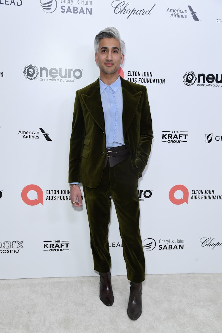 Tan France attends the Elton John AIDS Foundation's 31st Annual Academy Awards Viewing Party on Marc...