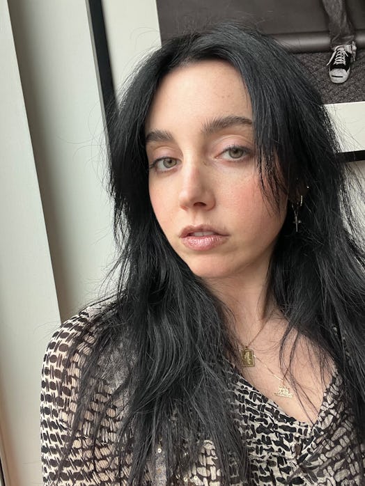 What Isamaya Beauty’s Lips Water Balm looks like on the skin.