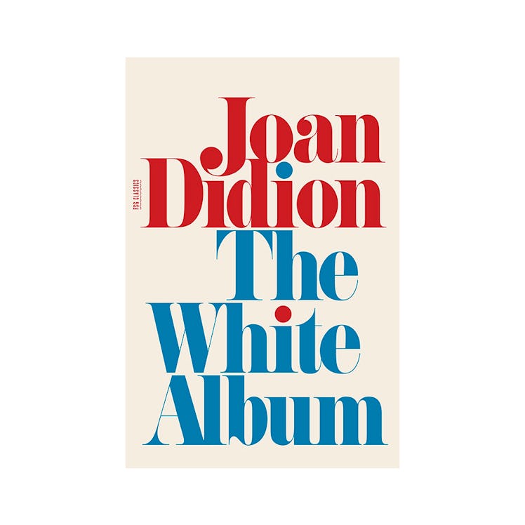 the cover of joan didion's the white album