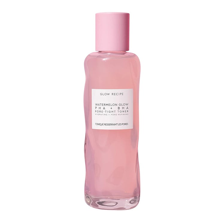 glow recipe watermelon glow pha bha pore tight toner is the best chemical peel toner for sensitive s...