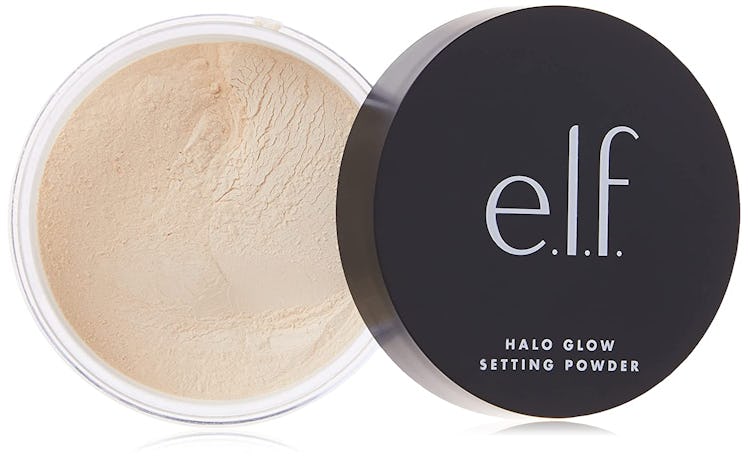 elf halo glow setting powder is the best drugstore setting powder for a glow