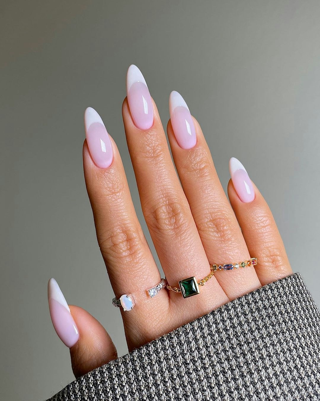 French Manicure Gel Nails Tutorial | Semilac UV Gel Nail Polish