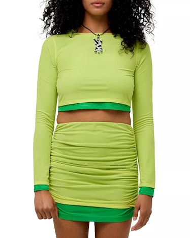 Mimsy Long Sleeve Cropped Top