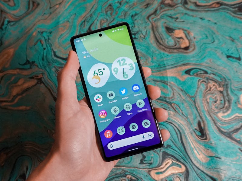 The Pixel 6a.