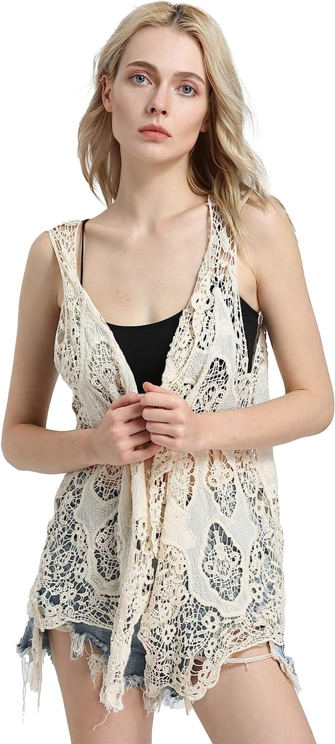 JASTIE Crochet Cardigan