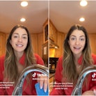 TikTok mom Dimitra Weiss encourages fellow parents not to feel bad if they feed their kids snacks as...