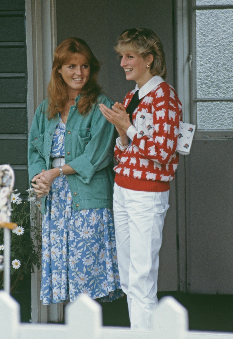 Sarah Ferguson and Princess Diana in 1983