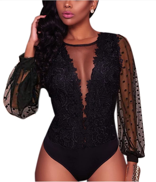 RARITYUS Lace Bodysuit