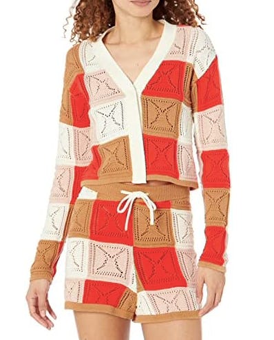 The Drop Lee Crochet Cardigan