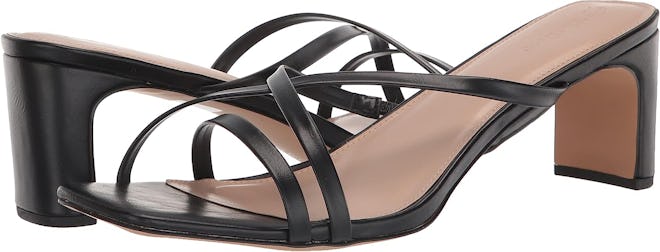 The Drop Amelie Strappy Square Toe Heeled Sandal
