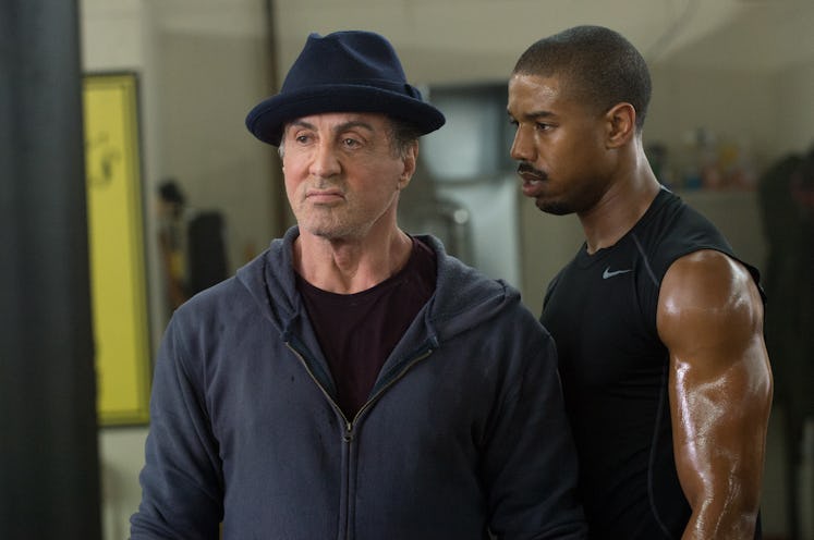 Sylvester Stallone and Michael B. Jordan in 'Creed.'