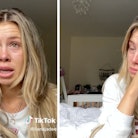 A popular influencer broke down in tears after a podcast made fun of unusual baby names — and commen...