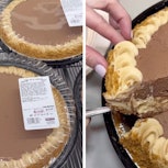 Costco unveiled a peanut butter chocolate pie on Pi Day. 