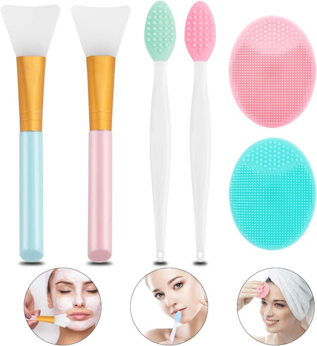 LIONVISION Lip and Face Brush Set (6-Pieces)