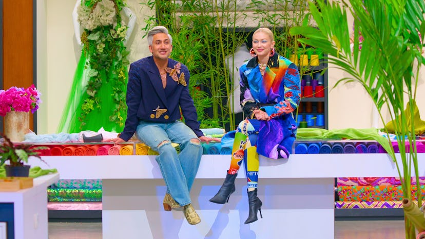 Tan France and Gigi Hadid in 'Next in Fashion.'