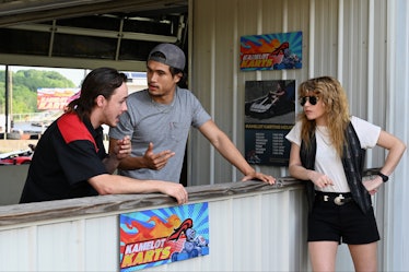 Jack Alcott, Charles Melton, and Natasha Lyonne in Poker Face Episode 7