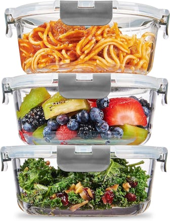 Superior Glass Food Storage Containers (3-Pack)