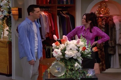 Sean Hayes and Megan Mullally on Will & Grace. 