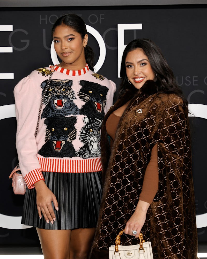 Natalia Bryant and Vanessa Bryant attend House Of Gucci premiere 
