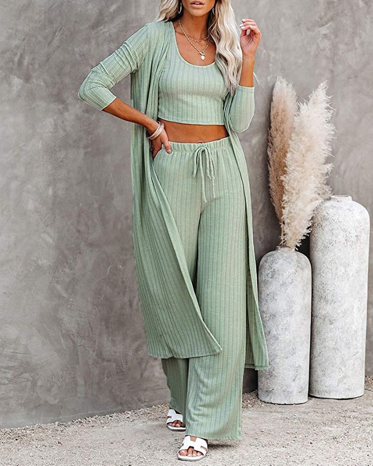 Fessceruna 3 Piece Loungewear Set