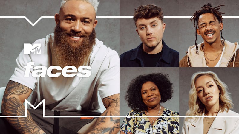 'MTV Faces' with Ashley Cain, Roman Kemp, Jordan Stephens, Brenda Edwards, and Kelsey Parker