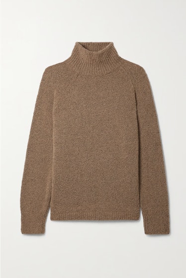 Bruna Merino Wool Blend Boulce Turtleneck Sweater