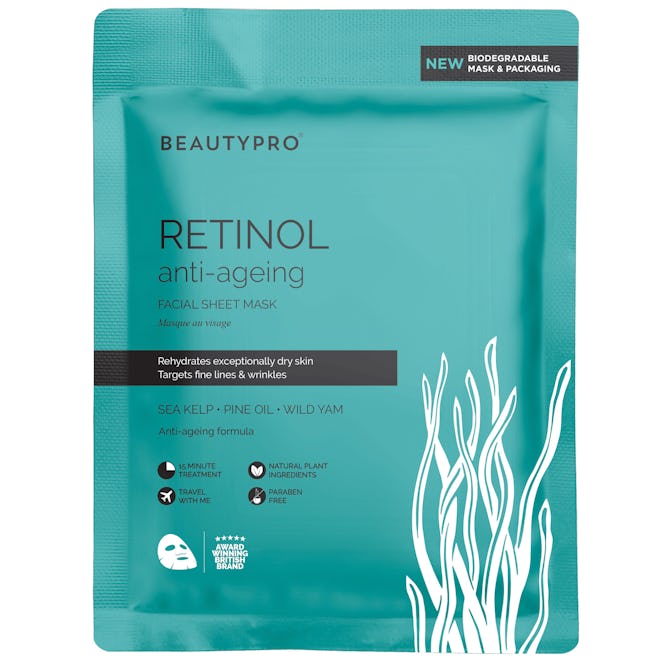 BeautyPro RETINOL Anti-Ageing Facial Sheet Mask