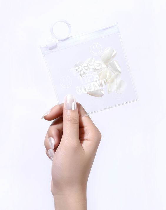 Quickies Mini Glazed Donut 24pc Press On Nail Set