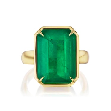 Cleo Brazilian Emerald Ring