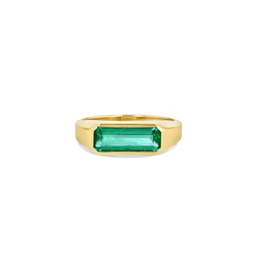 Emerald Signet Ring