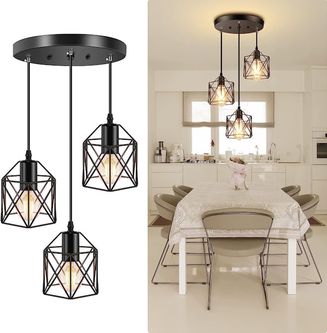 Licperron Industrial 3-Light Pendant Light