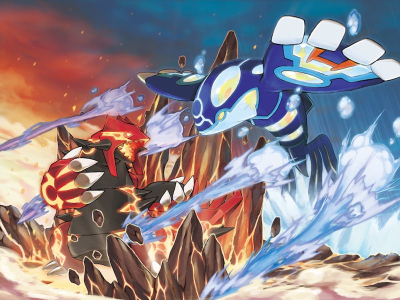 Pokémon Omega Ruby and Sapphire key art