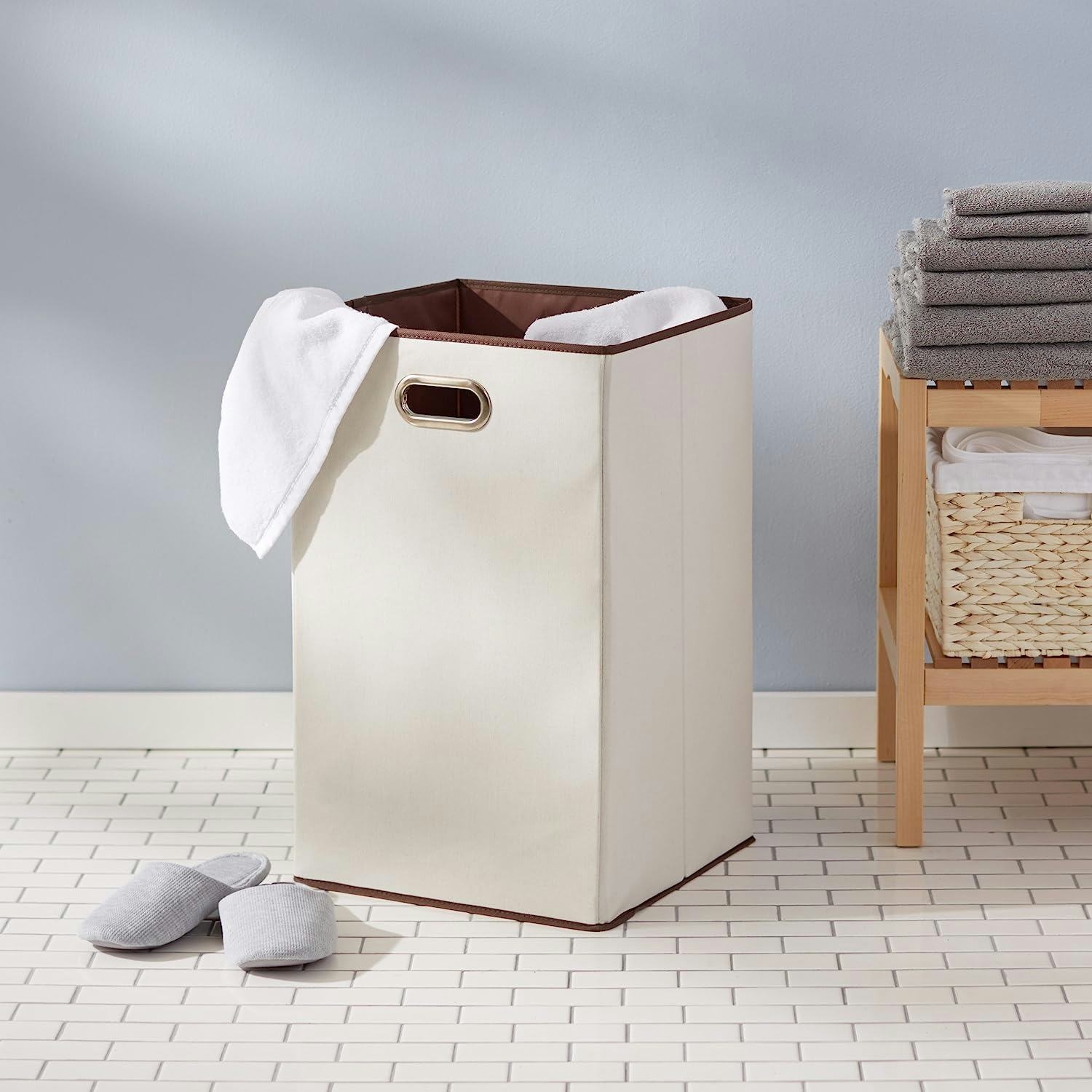 Amazon Basics Foldable Laundry Basket Hamper