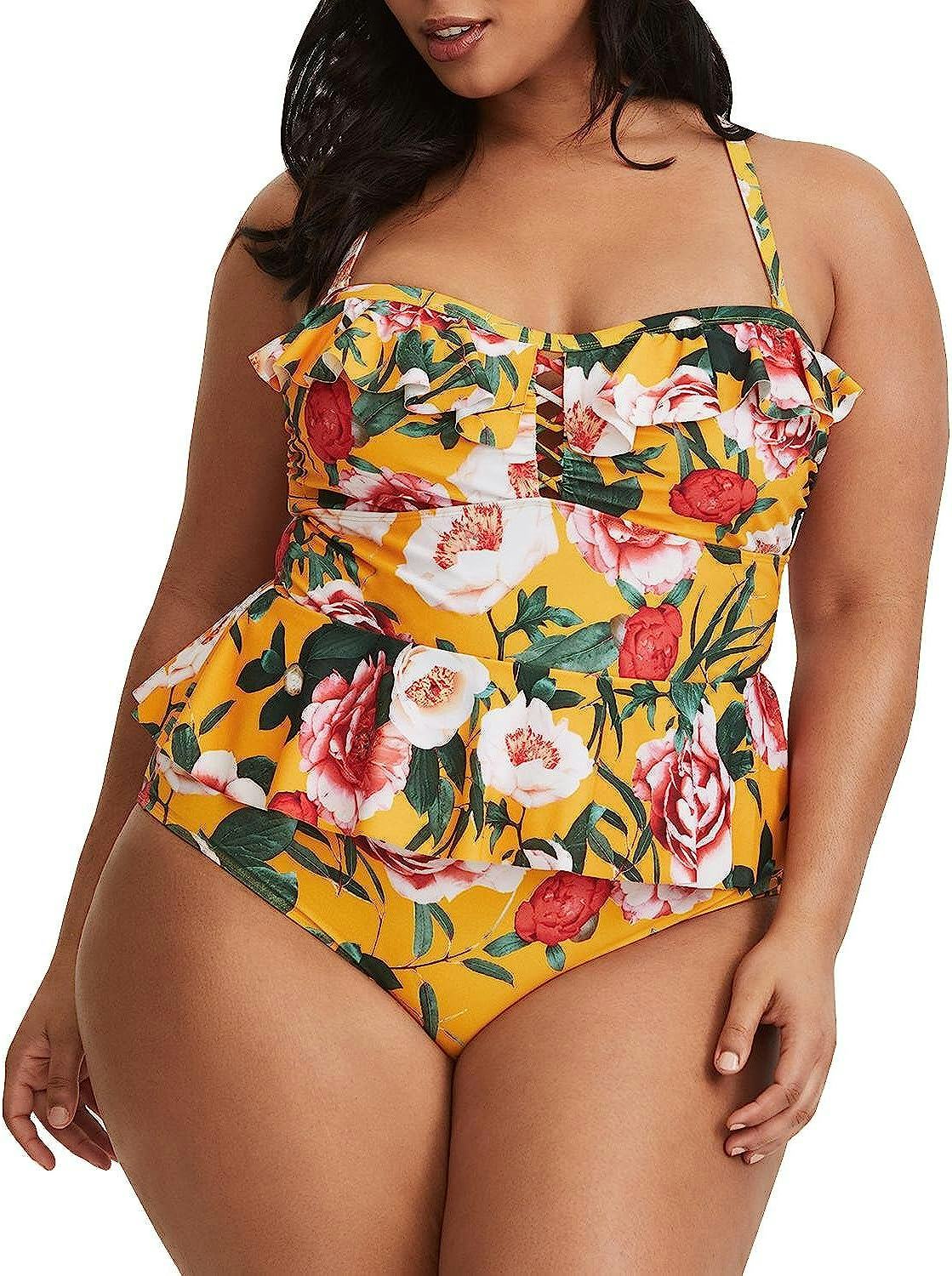 Tutorutor Peplum Tankini