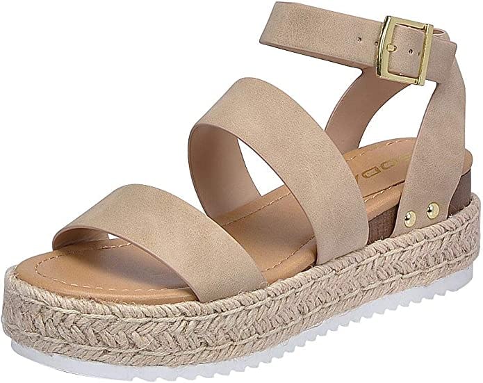 Soda Open Toe Espadrille Plaform sandals