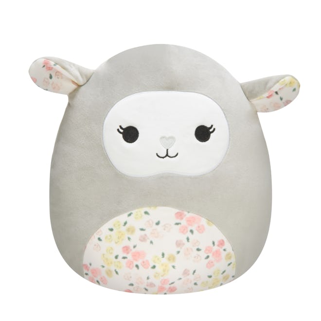 Squishmallows Elea The Grey Lamb From The Floral Squad