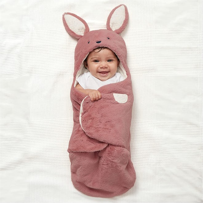 GUND Baby Oh So Snuggly Bunny Blanket Wrap