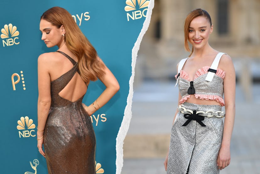 Celebrities like Lily James and Phoebe Dynevor have co-signed the copper hair color trend.