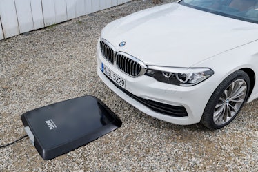 BMW's GroundPad charger for its 530e sedan