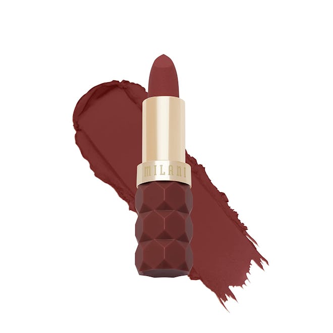 Milani color fetish matte lipstick in passion is the best Charlotte tilbury pillow talk intense lips...