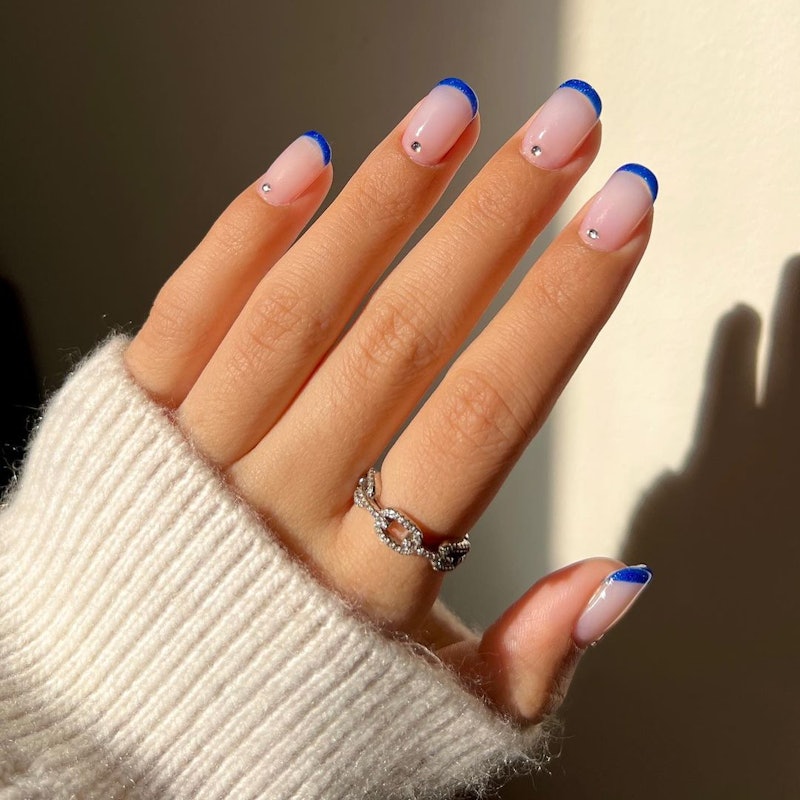 Micro French manicures are trending and they're a minimalist's dream.