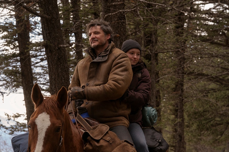 Actors Pedro Pascal and Bella Ramsey as Joel and Ellie in 'The Last of Us'  Season 1, Episode 6, via...