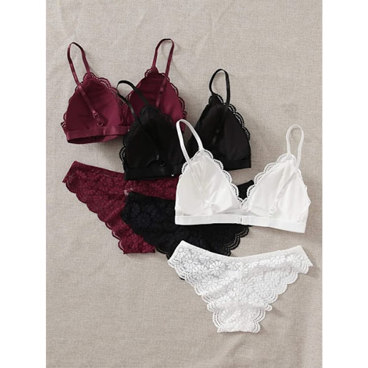 MakeMeChic Lace Lingerie Set