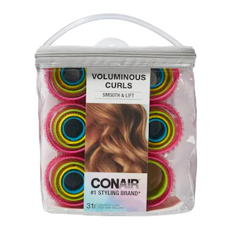 Conair Self Grip Assorted Sizes and Colors Hair Rollers (31-Pack)